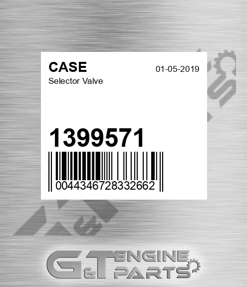 1399571 CASE Selector Valve