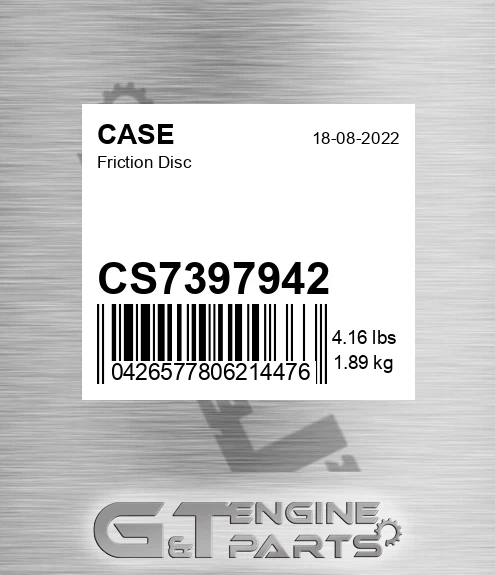 CS7397942 Friction Disc