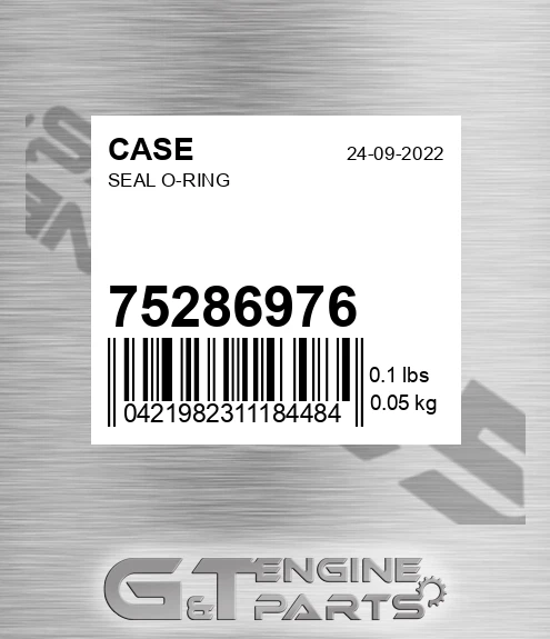 75286976 Seal O-ring