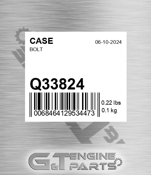 Q33824 CASE Bolt