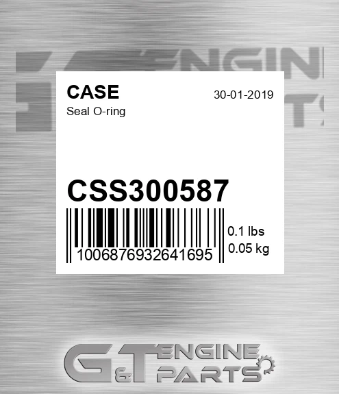CSS300587 Seal O-ring