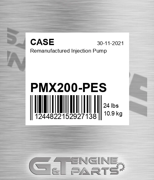 PMX200-PES Remanufactured Injection Pump for CASE