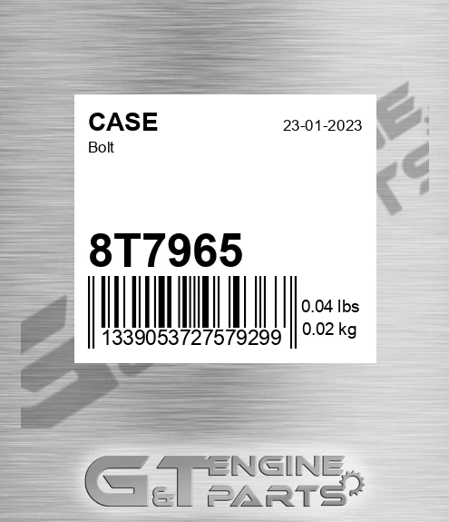 8T7965 Bolt