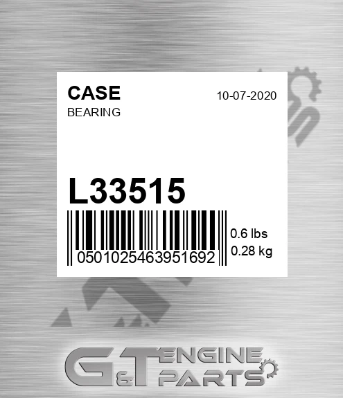 L33515 CASE Bearing
