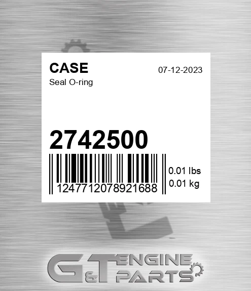 2742500 Seal O-ring
