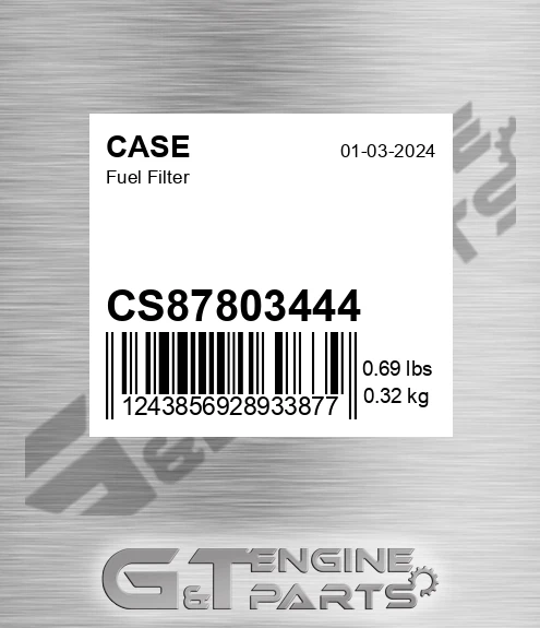 CS87803444 Fuel Filter