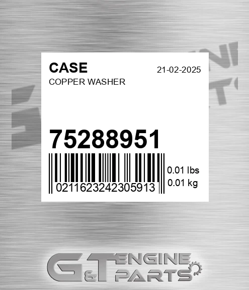 75288951 Copper Washer