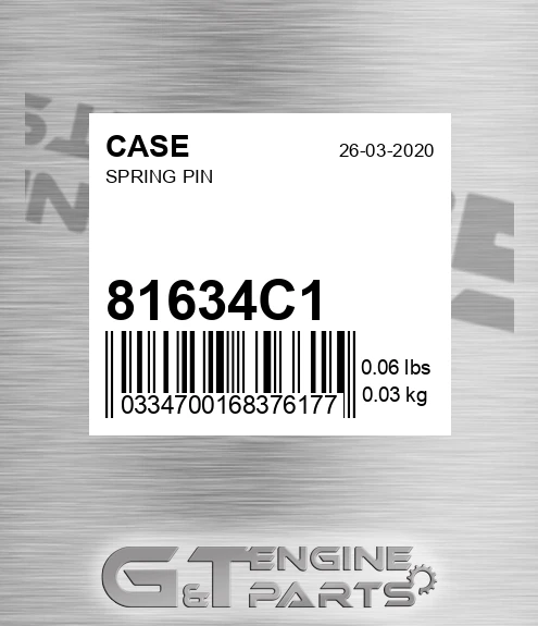 81634C1 Spring Pin