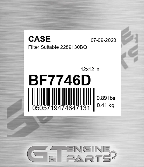 BF7746D Filter Suitable 2289130bq