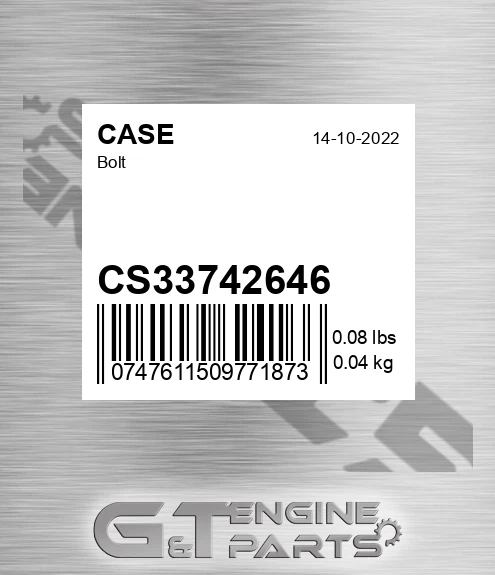 CS33742646 Bolt