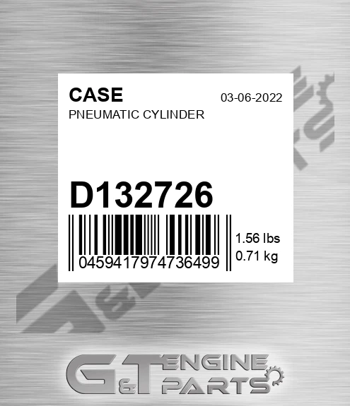 D132726 Pneumatic Cylinder for CASE