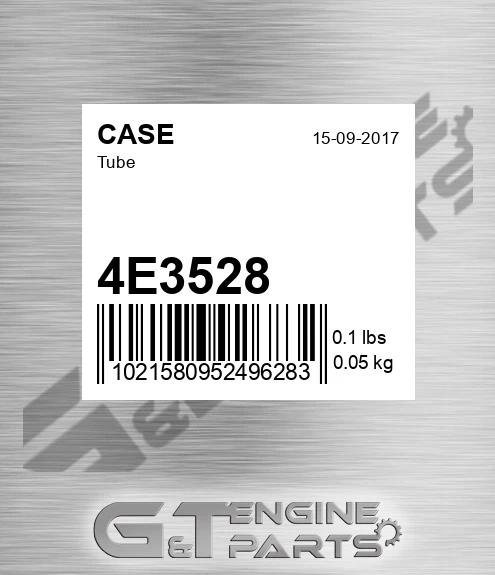 4E3528 CASE Tube