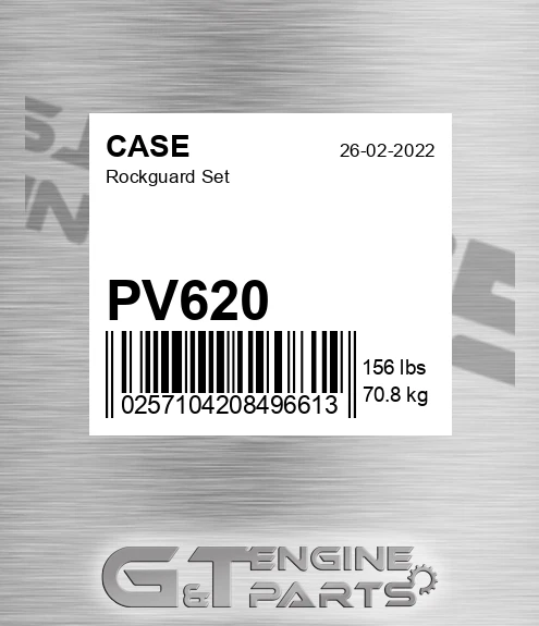 PV620 CASE Rockguard Set