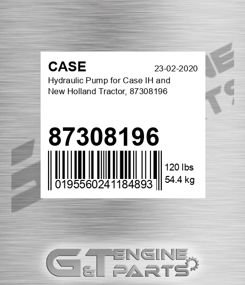 87308196 Hydraulic Pump For Ih And New Holland Tractor,