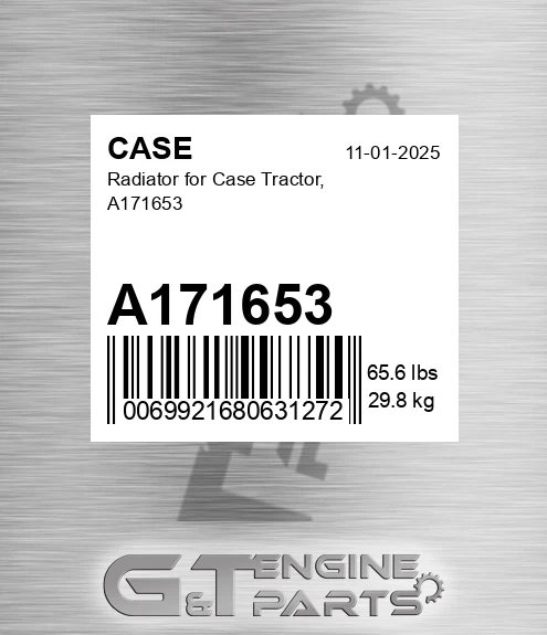 A171653 Radiator For Tractor,