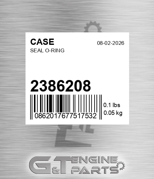 238-6208 Seal O-ring