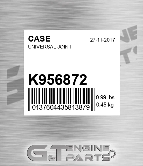 K956872 CASE Universal Joint