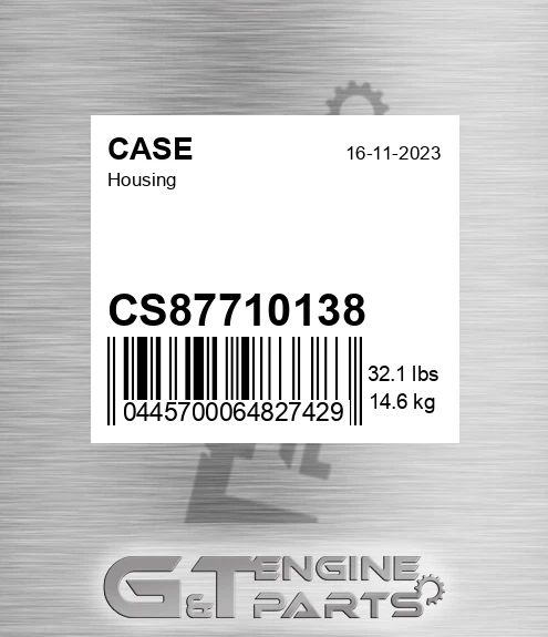 CS87710138 Housing