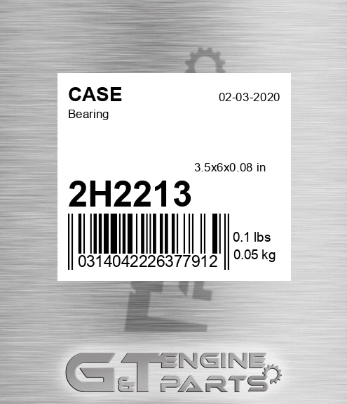 2H2213 Bearing