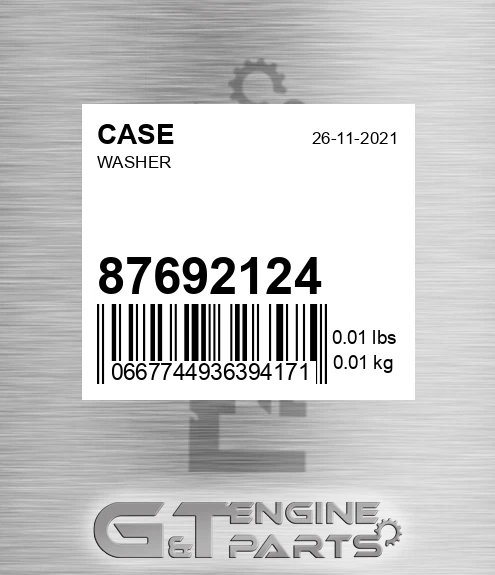 87692124 Washer