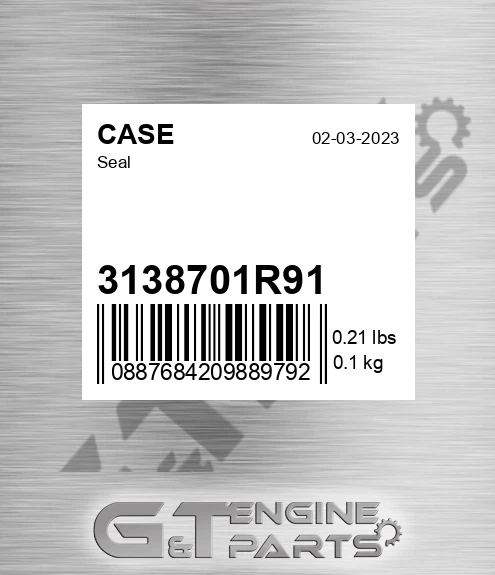 3138701R91 Seal for CASE