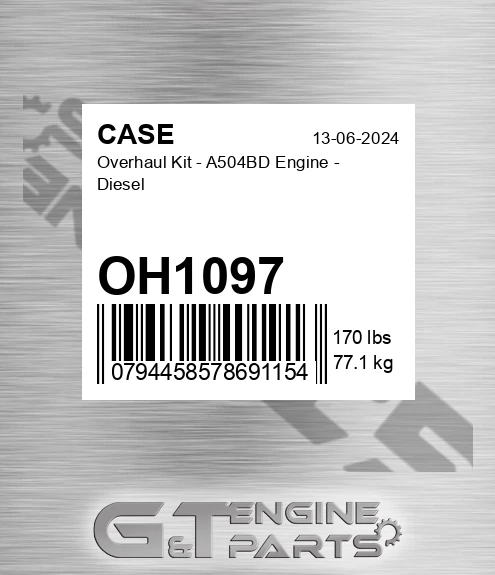 OH1097 Overhaul Kit - A504bd Engine - Diesel