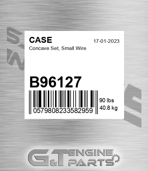 B96127 CASE Concave Set, Small Wire