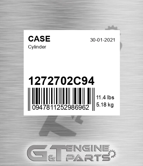 1272702C94 Cylinder for CASE