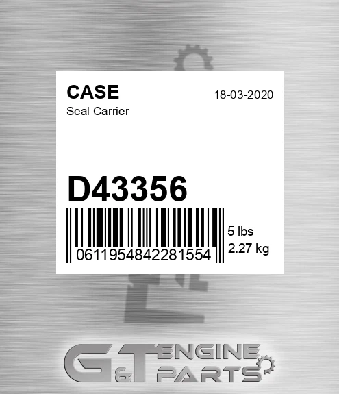D43356 Seal Carrier
