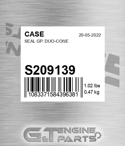 S209139 Seal Gp. Duo-cone