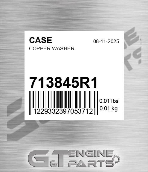 713845R1 Copper Washer