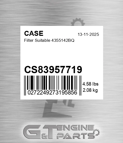 CS83957719 Filter Suitable 4355142bq