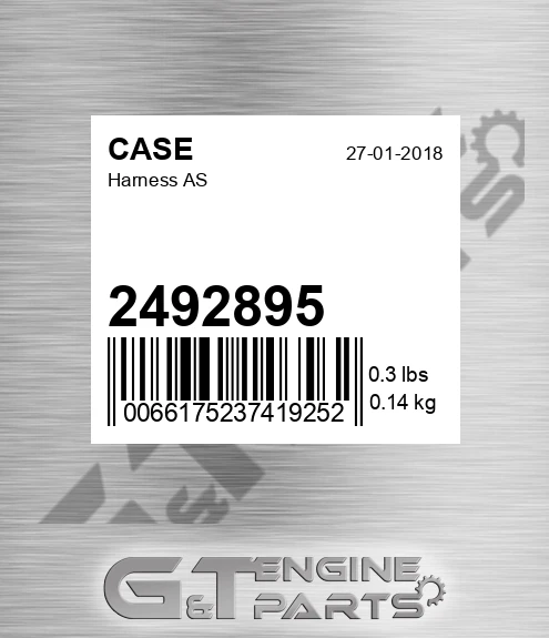 2492895 CASE Harness As