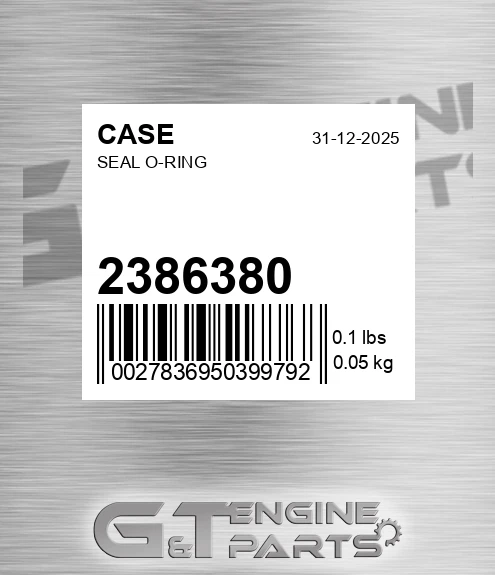 238-6380 Seal O-ring