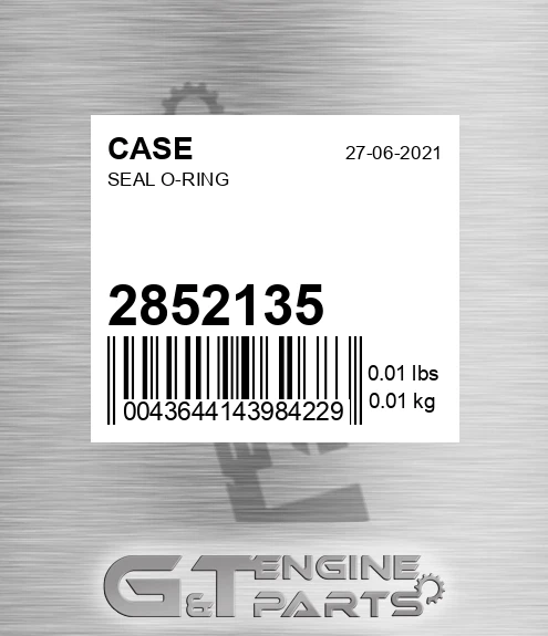 2852135 Seal O-ring