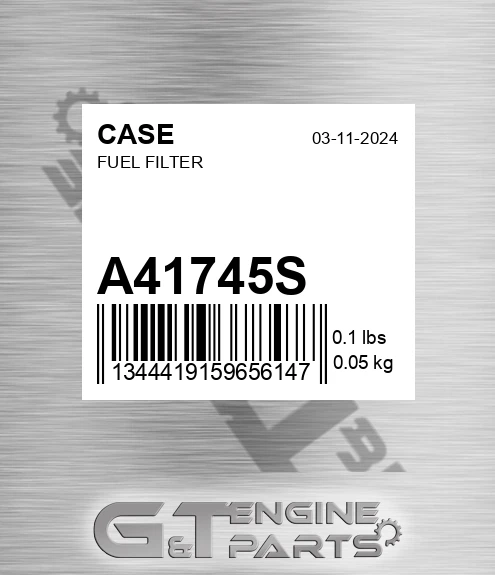 A41745S Fuel Filter