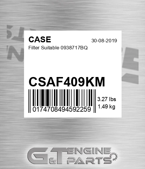 CSAF409KM Filter Suitable 0938717bq