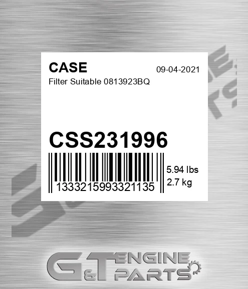 CSS231996 Filter Suitable 0813923bq