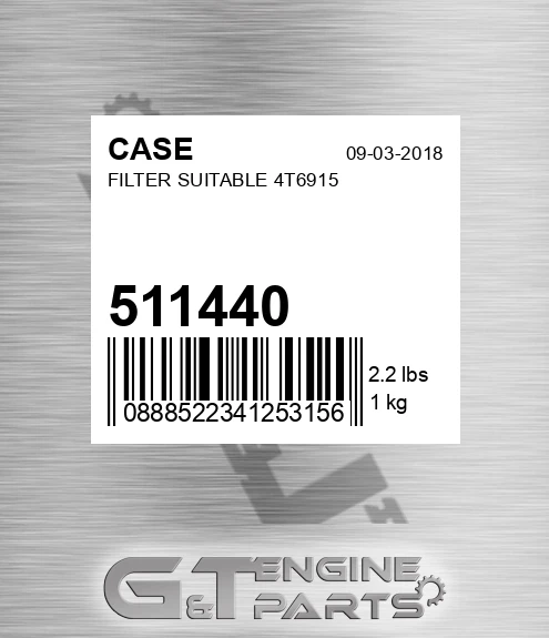 511440 Filter Suitable 4t6915