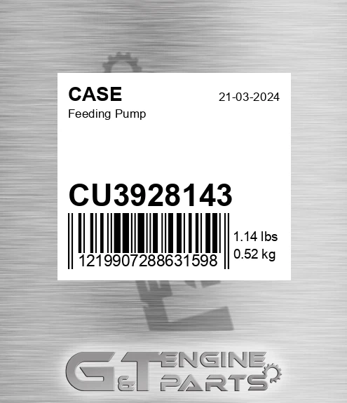 CU3928143 Feeding Pump