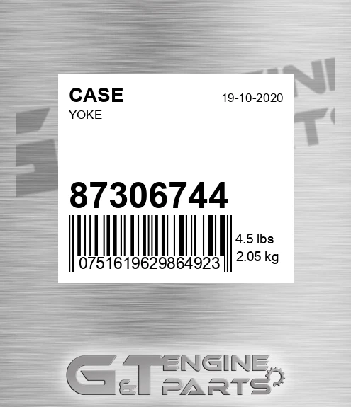 87306744 Yoke