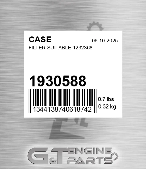 1930588 Filter Suitable 1232368