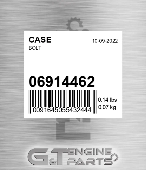06914462 CASE Bolt