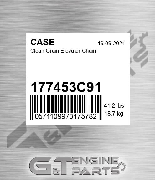 177453C91 CASE Clean Grain Elevator Chain