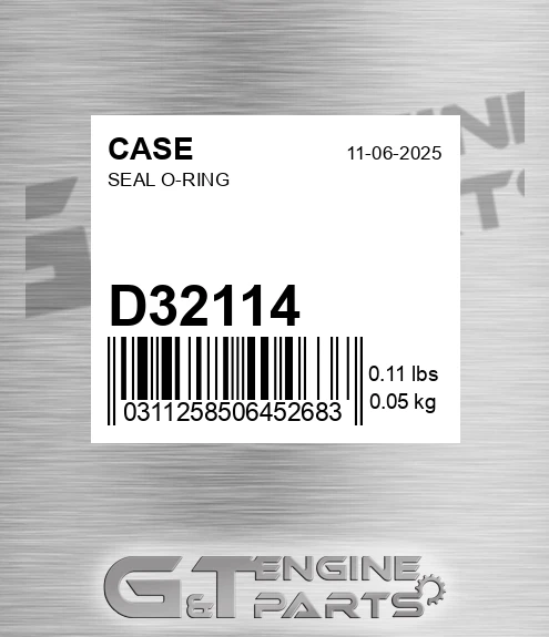 D32114 Seal O-ring