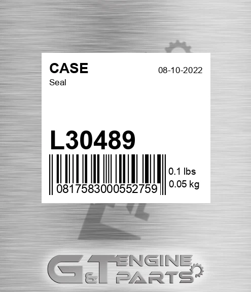 L30489 CASE Seal