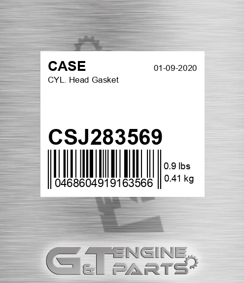 CSJ283569 Cyl. Head Gasket