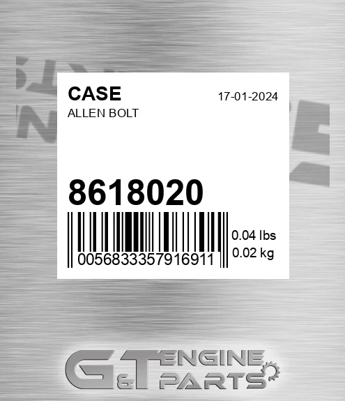 8618020 Allen Bolt