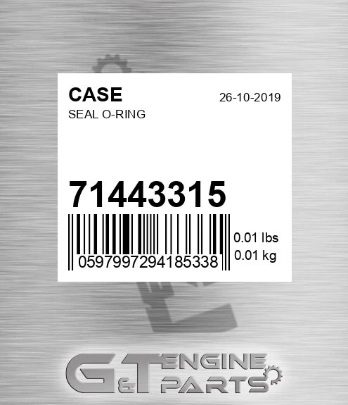 71443315 Seal O-ring