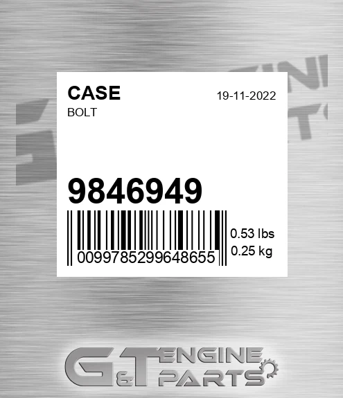9846949 Bolt